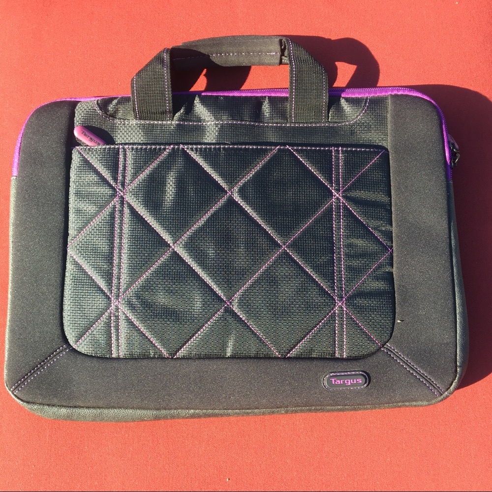 Black & Purple Laptop Bag